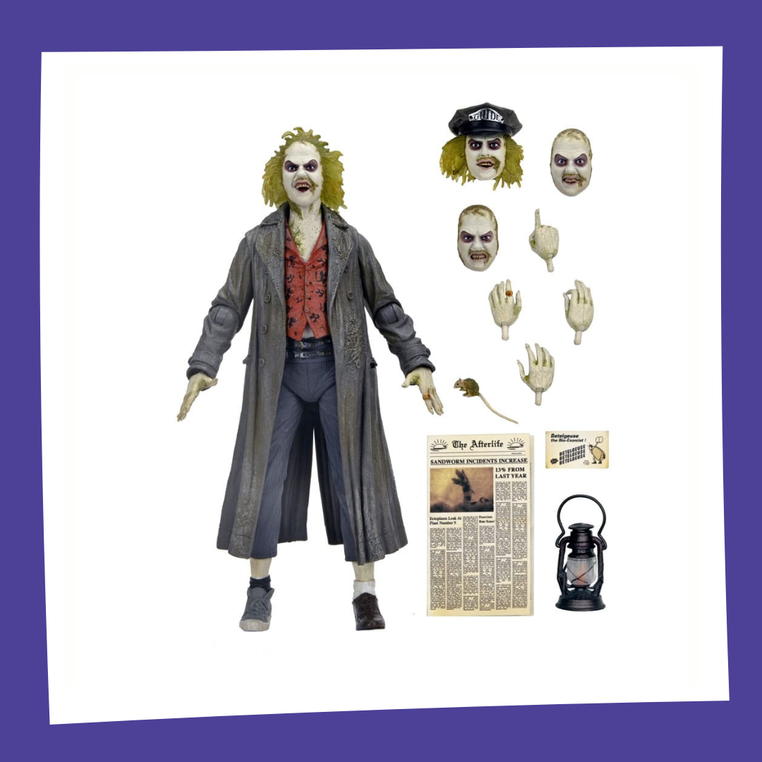 BEETLEJUICE 1998 - Beetljuice "Tour Guide" - Figurine NECA 18cm
