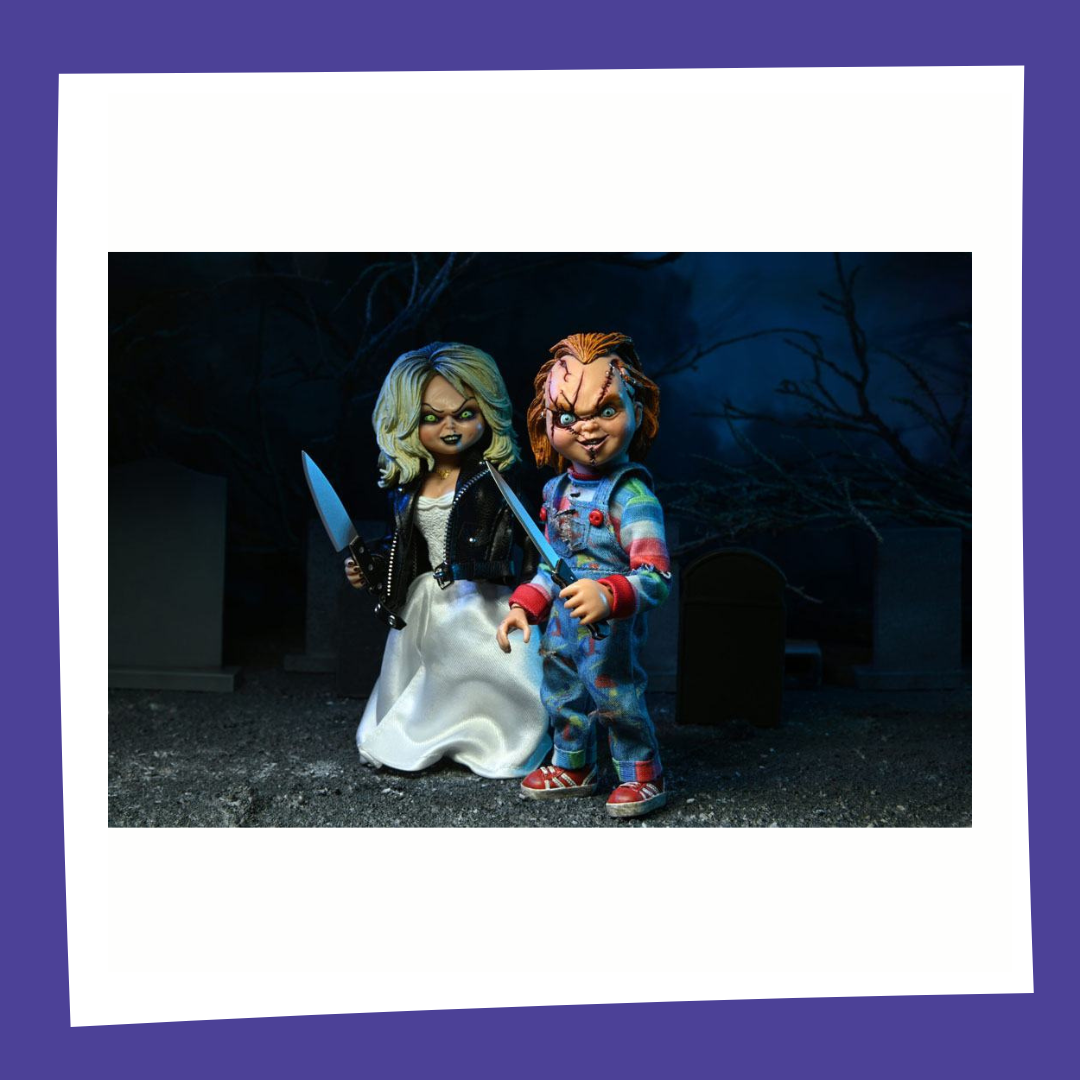 CHUCKY - Clothed Chucky & Tiffany - NECA Figurines 14cm