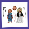 CHUCKY - Clothed Chucky & Tiffany - NECA Figurines 14cm