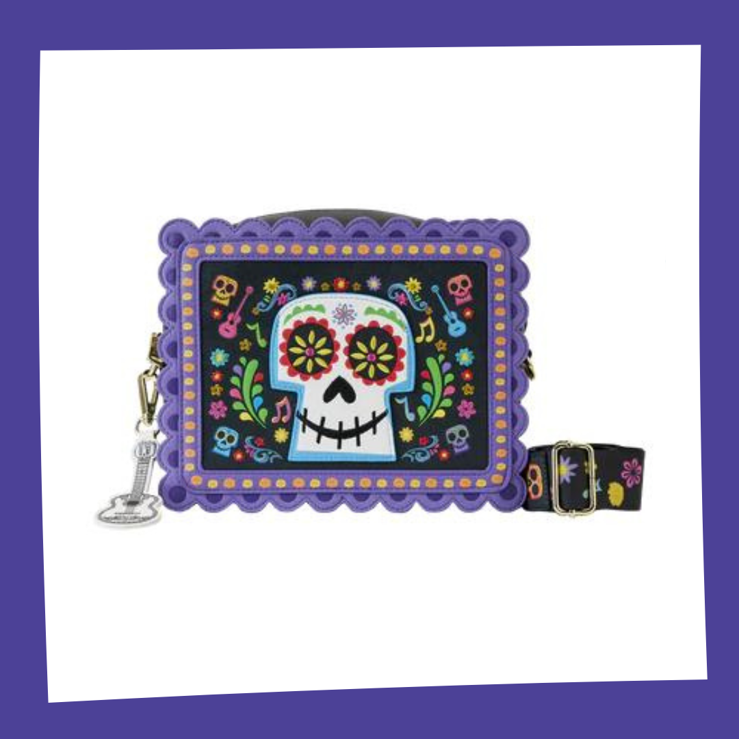 Disney COCO - Miguel Crane Floral - Sac Bandoulière LoungeFly