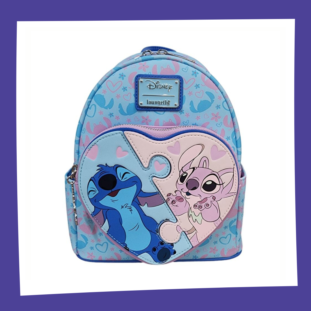 DISNEY Stitch Angel Mini Sac a Dos LoungeFly Exclusive Edition
