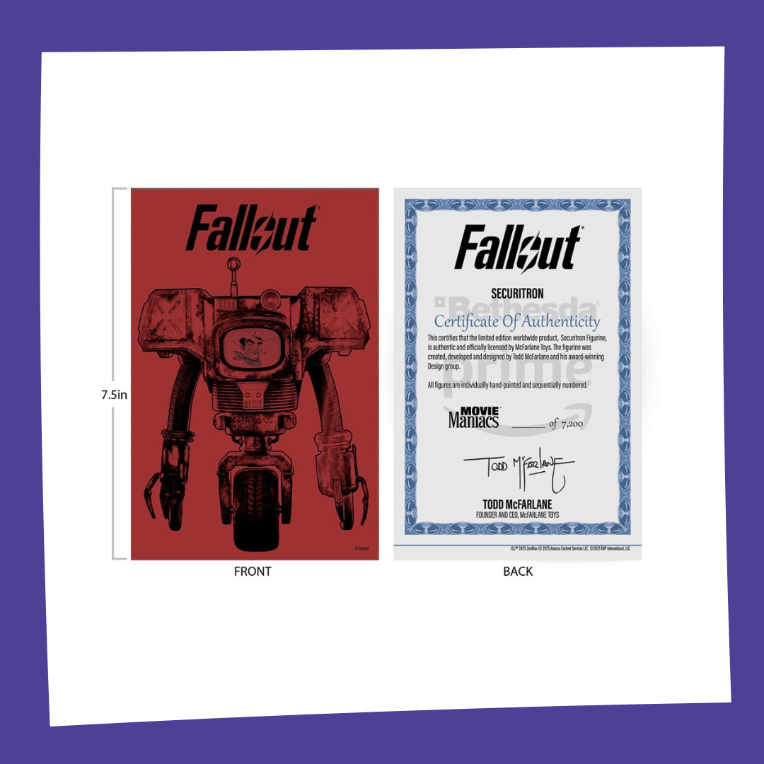 FALLOUT - Securitron (Saison 2) - Figurine Movie Maniacs 15cm