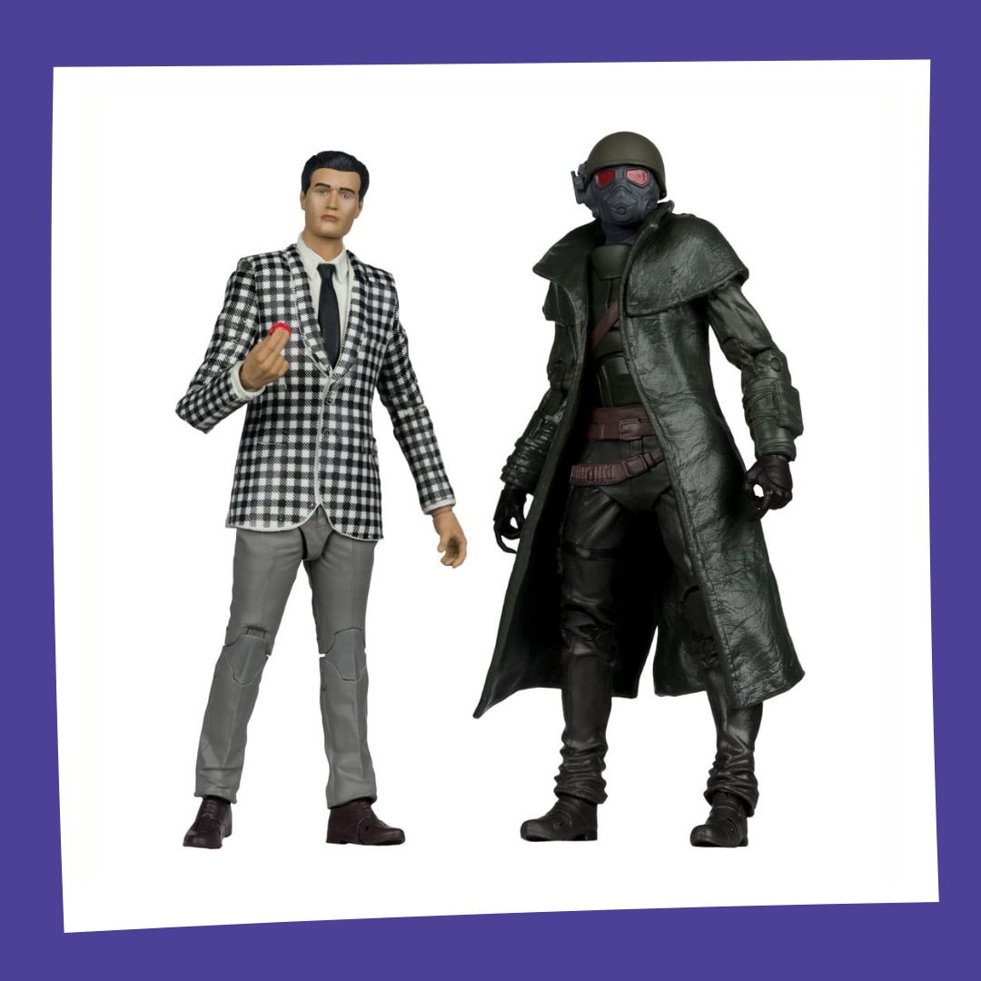 FALLOUT NEW VEGAS - Riot Ranger Armor & Benny - Pack 2 Figurines 18cm