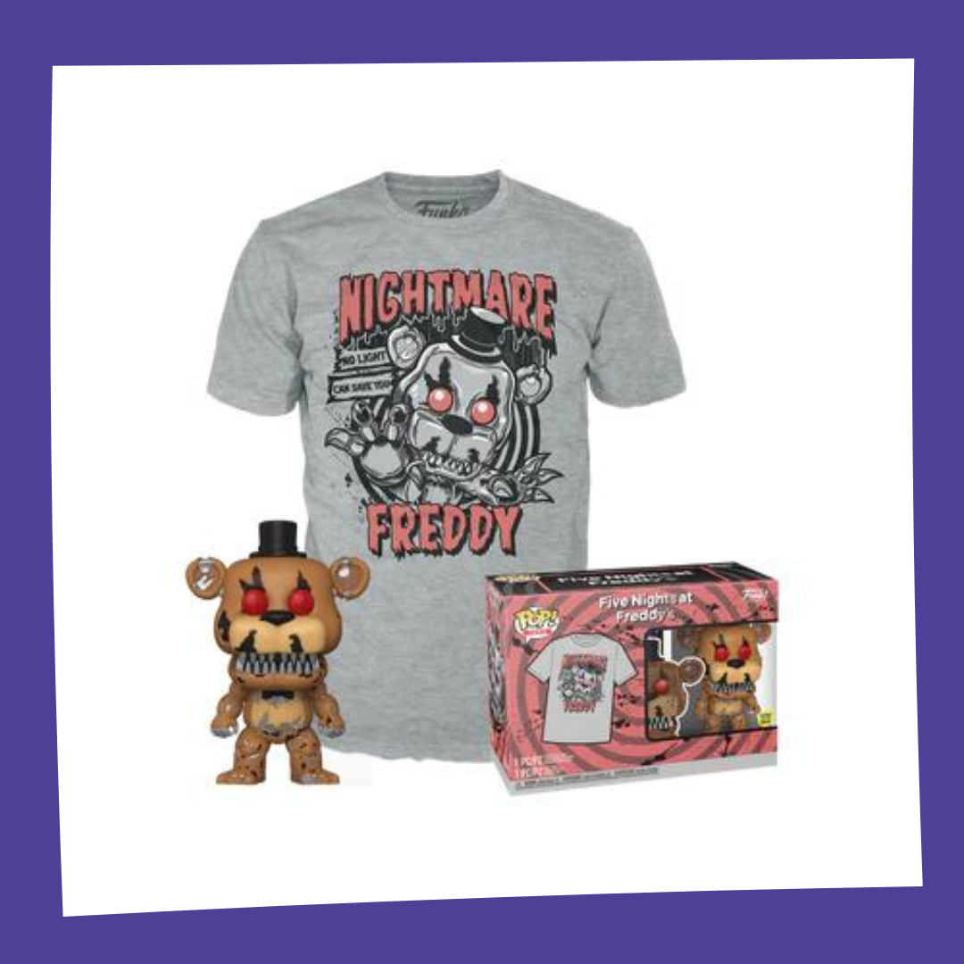Funko POP! & Tee FNAF - Freddy Glow in the Dark