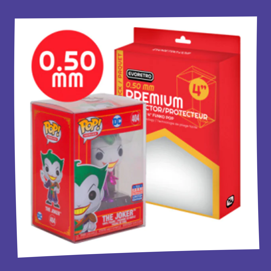Lot de 10 Protections Plastiques EVORETRO pour Funko POP! 10 cm