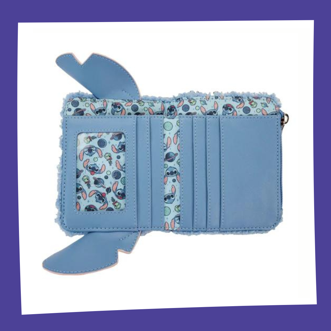 LILO & STITCH - Stitch Peluche - Portefeuille LoungeFly