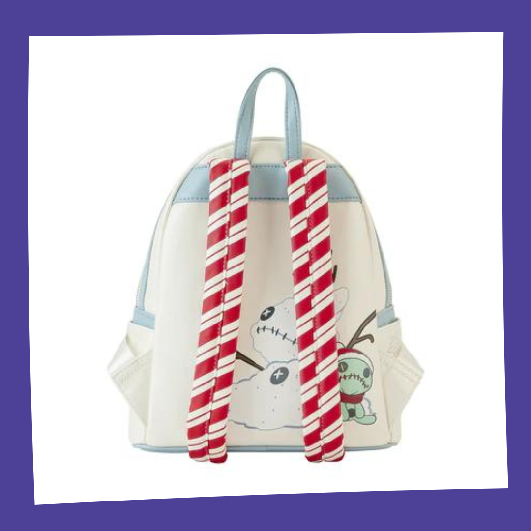 Disney LILO & STITCH - Stitch ange de neige - Mini Sac à Dos LoungeFly