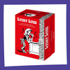 LUCKY LUKE - Lucky Luke & Rantamplan sur pile de BD - Figurine 25cm