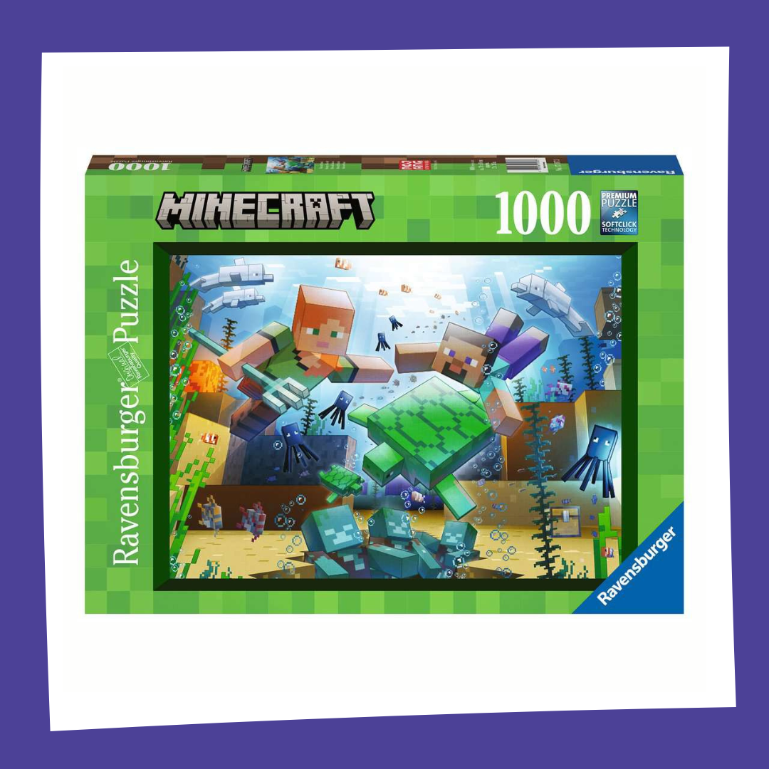 MINECRAFT - Plongée Sous-marine - Puzzle Ravensburger 1000P