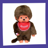 Kiki Garçon (Rouge) - Peluche Monchhichi - Bandai Red