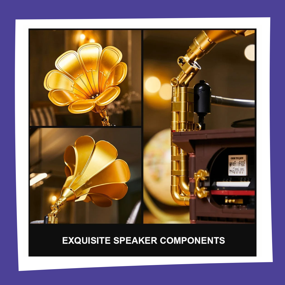 PANTASY - Retro Gramophone - Bloc de Construction