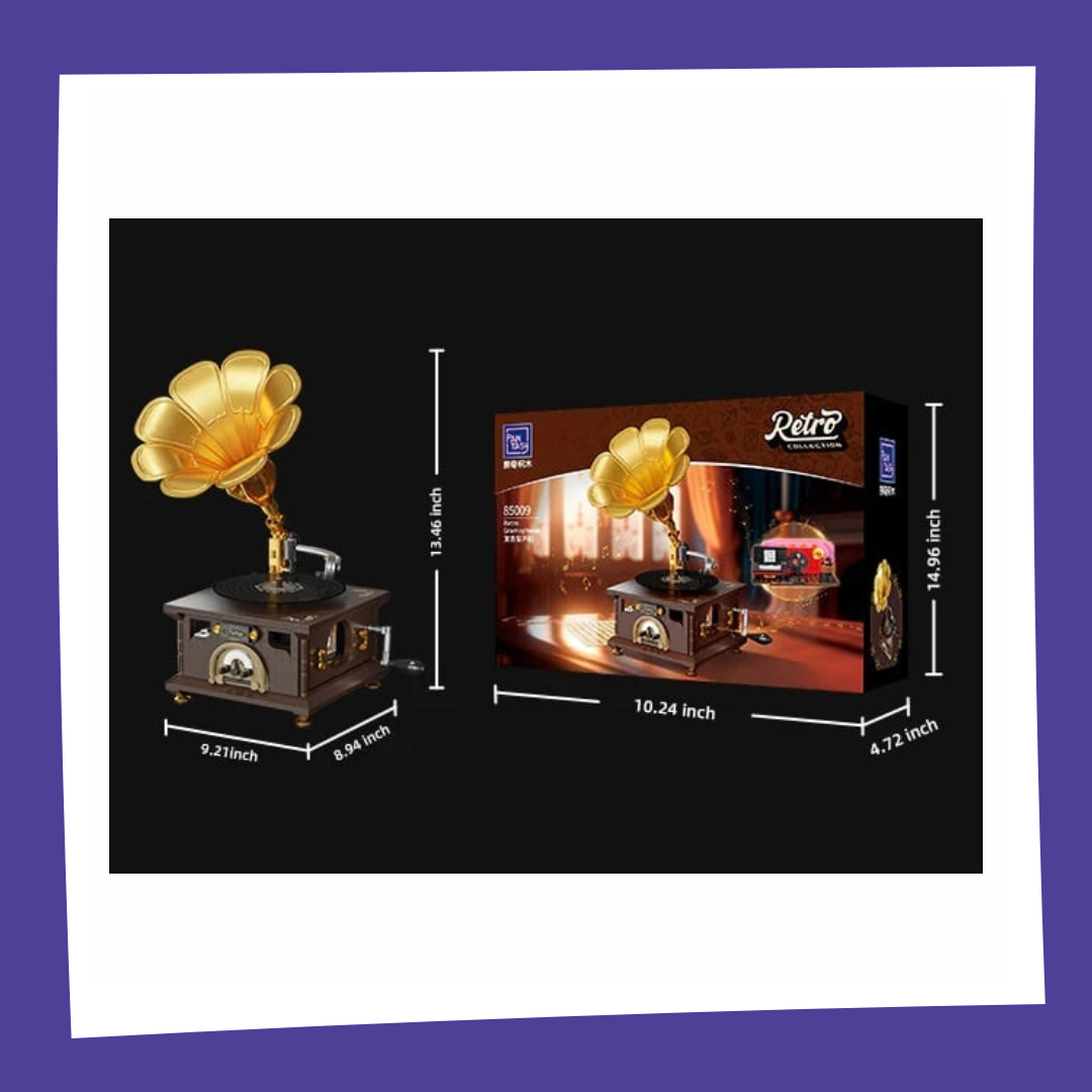 PANTASY - Retro Gramophone - Bloc de Construction
