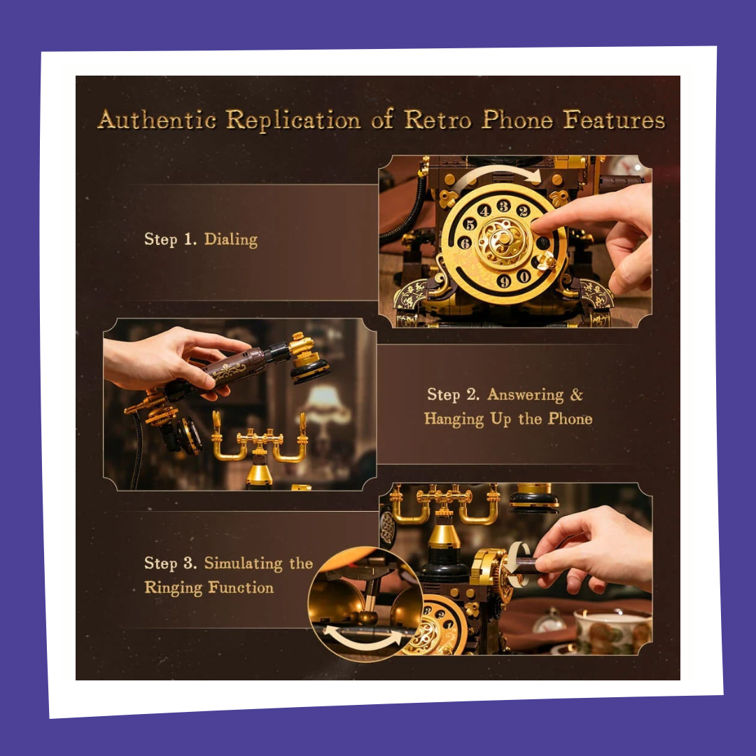 PANTASY - Retro Phone - Bloc de Construction