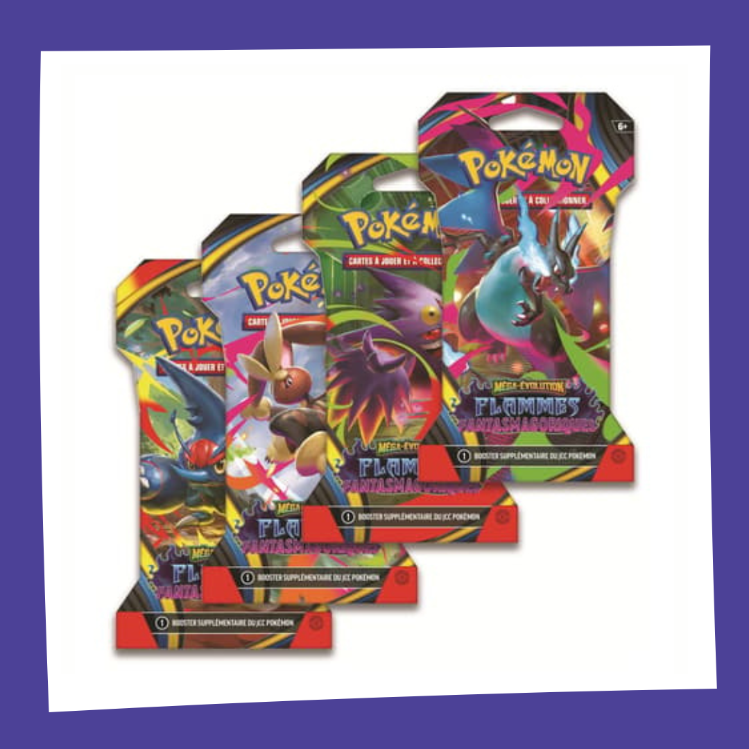 POKEMON - ME02 Flammes Fantasmagoriques - Booster de 10 cartes - FR