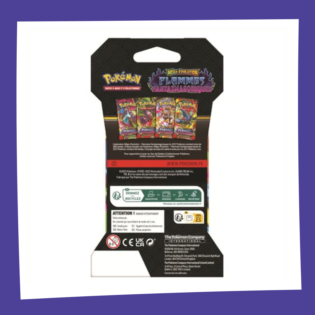 POKEMON - ME02 Flammes Fantasmagoriques - Booster de 10 cartes - FR