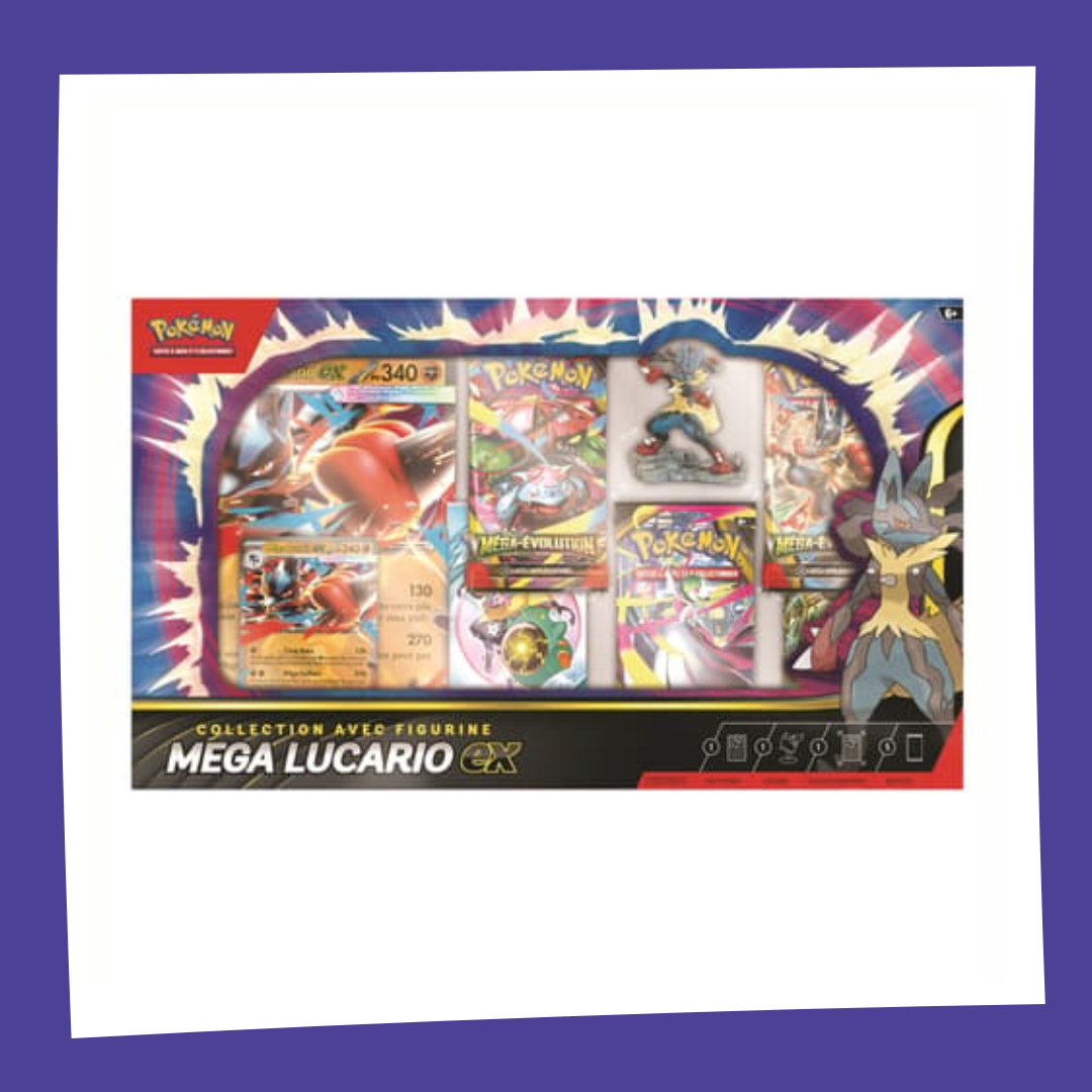 POKEMON - Coffret Premium figurine Pokémon Méga-Lucario - FR