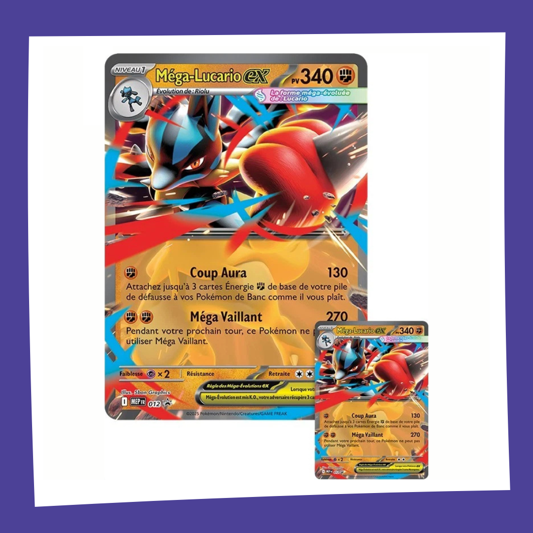 POKEMON - Coffret Premium figurine Pokémon Méga-Lucario - FR