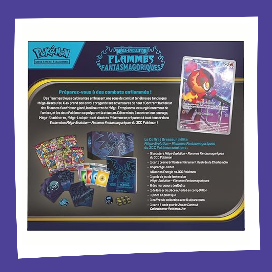 POKEMON - Flammes Fantasmagoriques Elite Trainer Box - FR