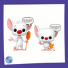 Funko POP! Pinky & The Brain - Pinky & The Brain 2-Pack Glow in the Dark