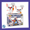 Funko POP! Pinky & The Brain - Pinky & The Brain 2-Pack Glow in the Dark