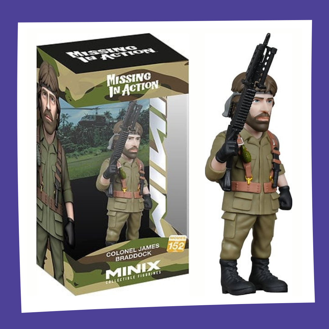 PORTES DISPARUS - Chuck Norris - Figurine Minix 12cm