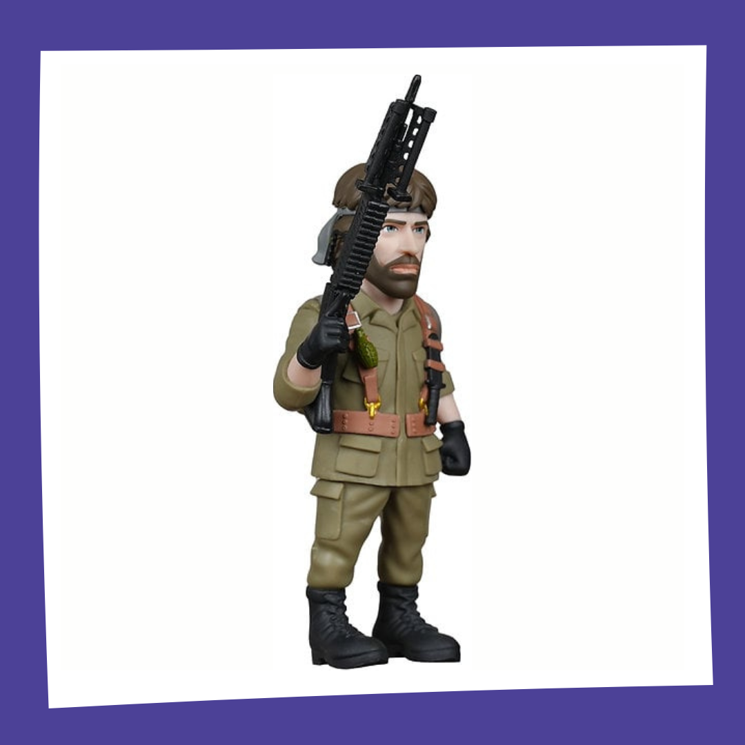 PORTES DISPARUS - Chuck Norris - Figurine Minix 12cm