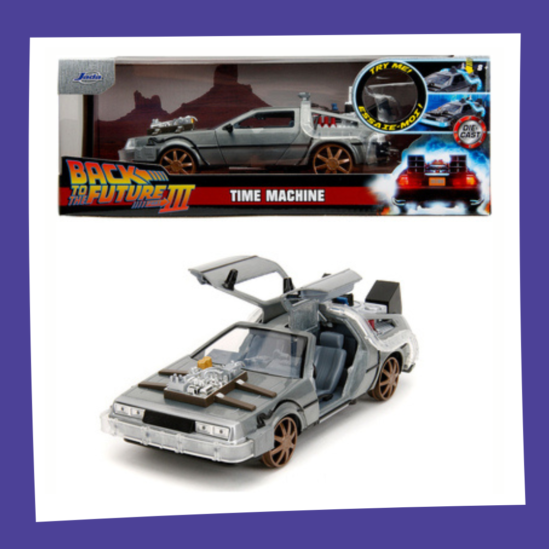 RETOUR VERS LE FUTUR 3 - Time Machine - DeLorean - 1:24