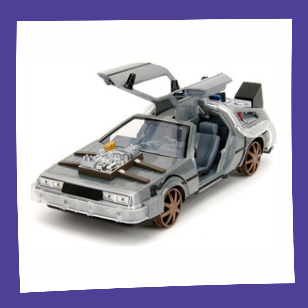 RETOUR VERS LE FUTUR 3 - Time Machine - DeLorean - 1:24