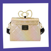HELLO KITTY - 50ème Anniversaire - Sac bandoulière Doré Loungefly