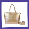 HELLO KITTY - 50ème Anniversaire - Tote Bag Doré Loungefly