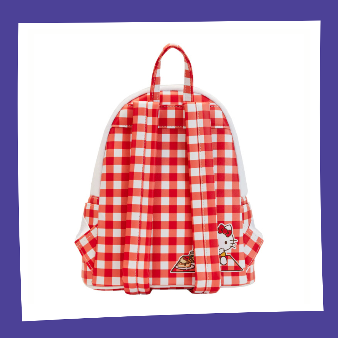 SANRIO - Hello Kitty "Gingham Cosplay" - Mini Sac à dos LoungeFly