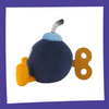 SUPER MARIO - Bob-Bomb - Peluche 13cm - Nintendo
