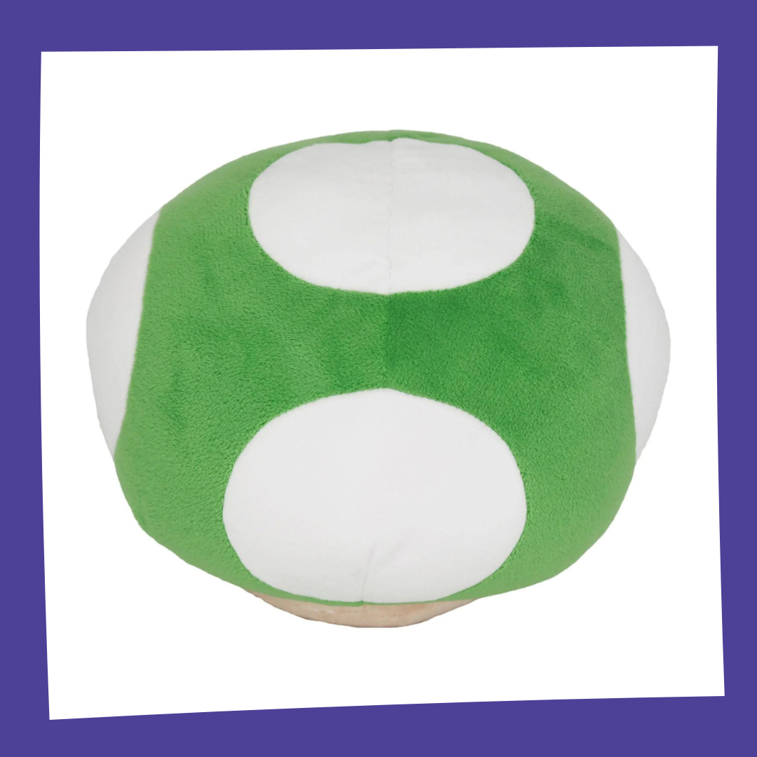 SUPER MARIO - Champignon 1UP - Peluche 16cm
