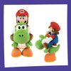 SUPER MARIO - Mario et Yoshi - Peluche 21cm - Nintendo