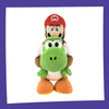 SUPER MARIO - Mario et Yoshi - Peluche 21cm - Nintendo