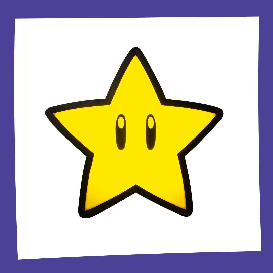 SUPER MARIO - Super Star - Lampe décorative USB
