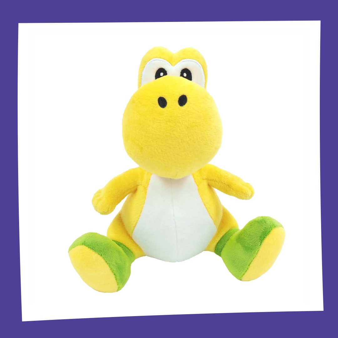 SUPER MARIO Yoshi Jaune Peluche 20cm Funky Merch