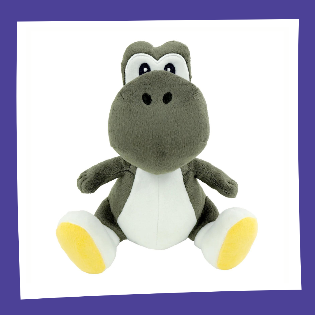 SUPER MARIO - Yoshi Noir - Peluche 20cm