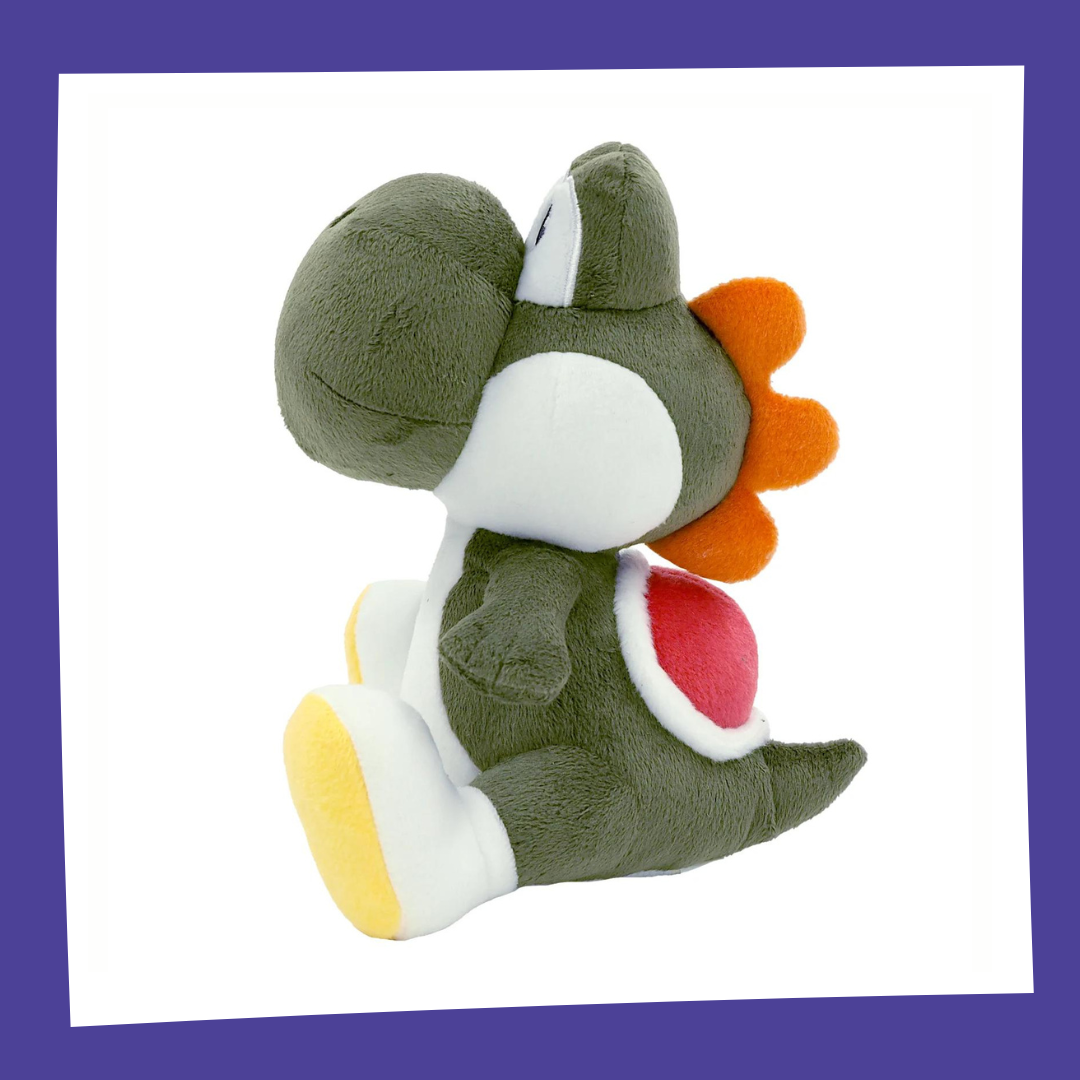 SUPER MARIO - Yoshi Noir - Peluche 20cm