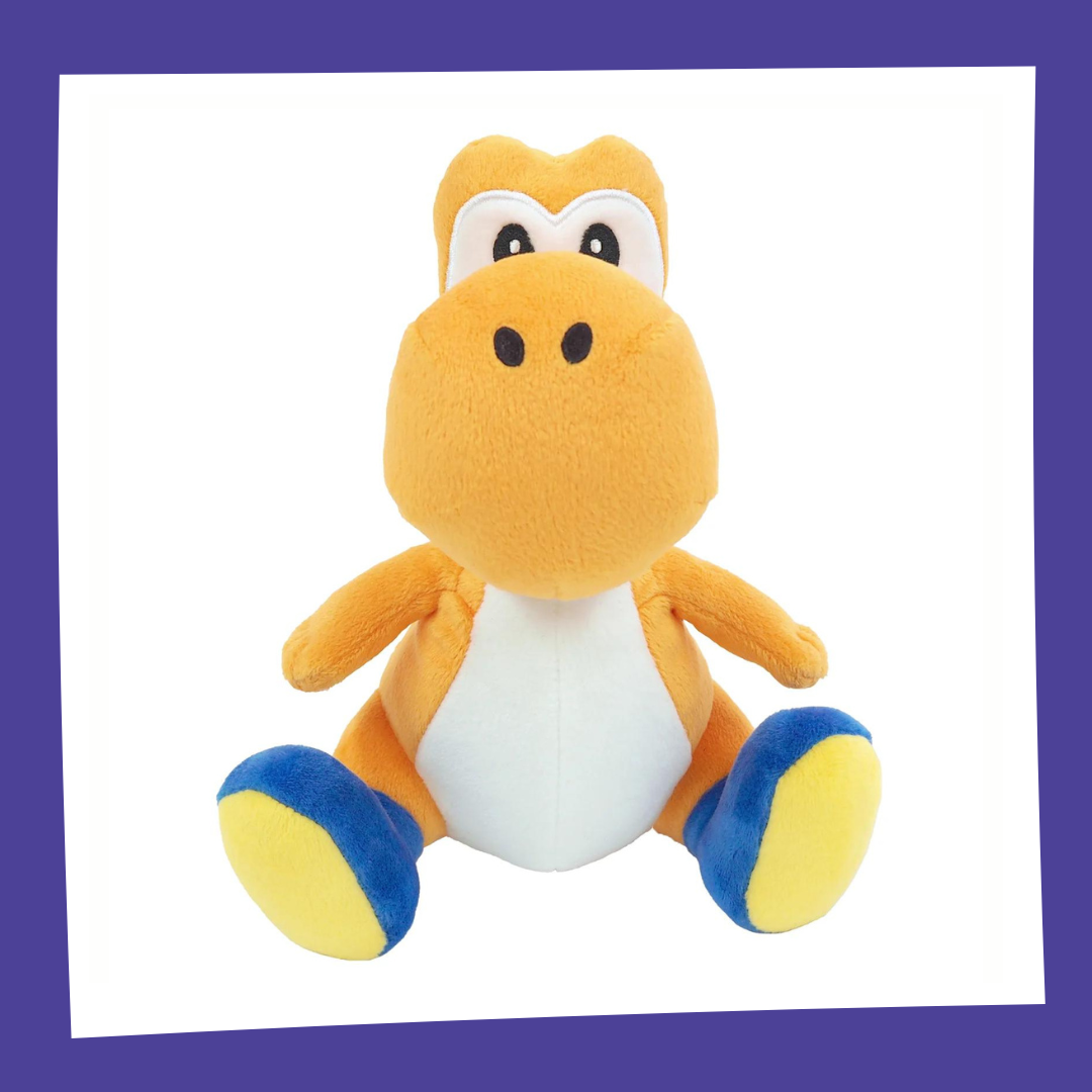 SUPER MARIO - Yoshi Orange - Peluche 20cm