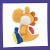 SUPER MARIO - Yoshi Orange - Peluche 20cm