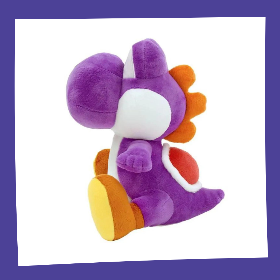 SUPER MARIO - Yoshi Violet - Peluche 20cm - Nintendo