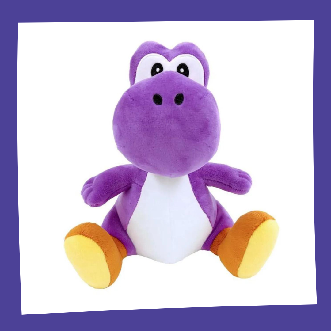 SUPER MARIO - Yoshi Violet - Peluche 20cm - Nintendo