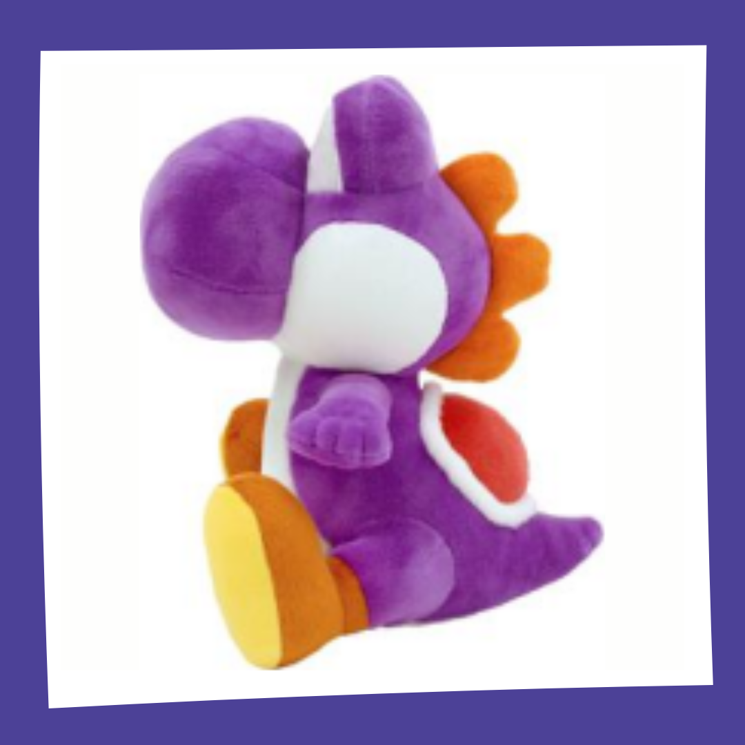 SUPER MARIO - Yoshi Violet - Peluche 20cm