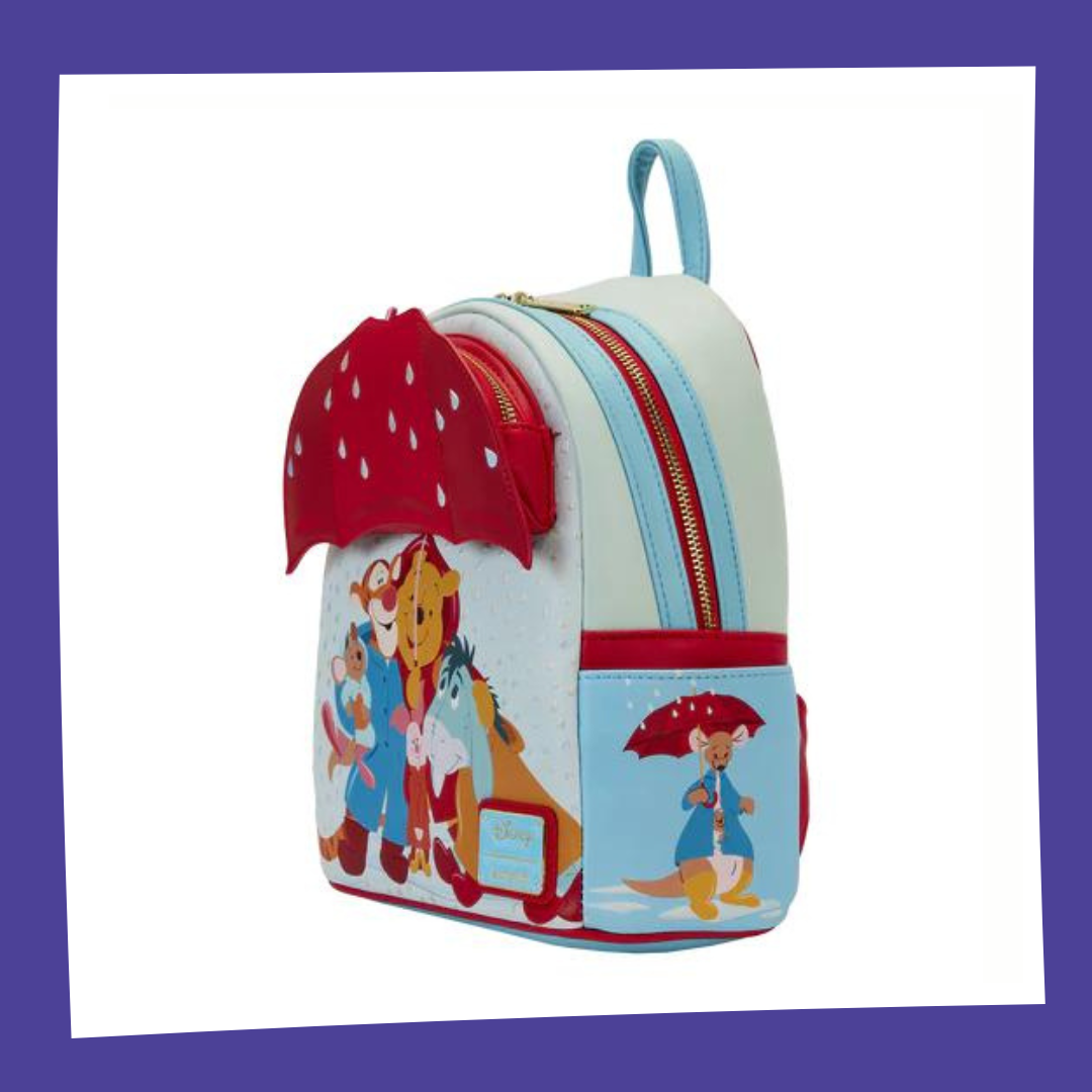 WINNIE L'OURSON - Jour de Pluie - Mini Sac à Dos Loungefly