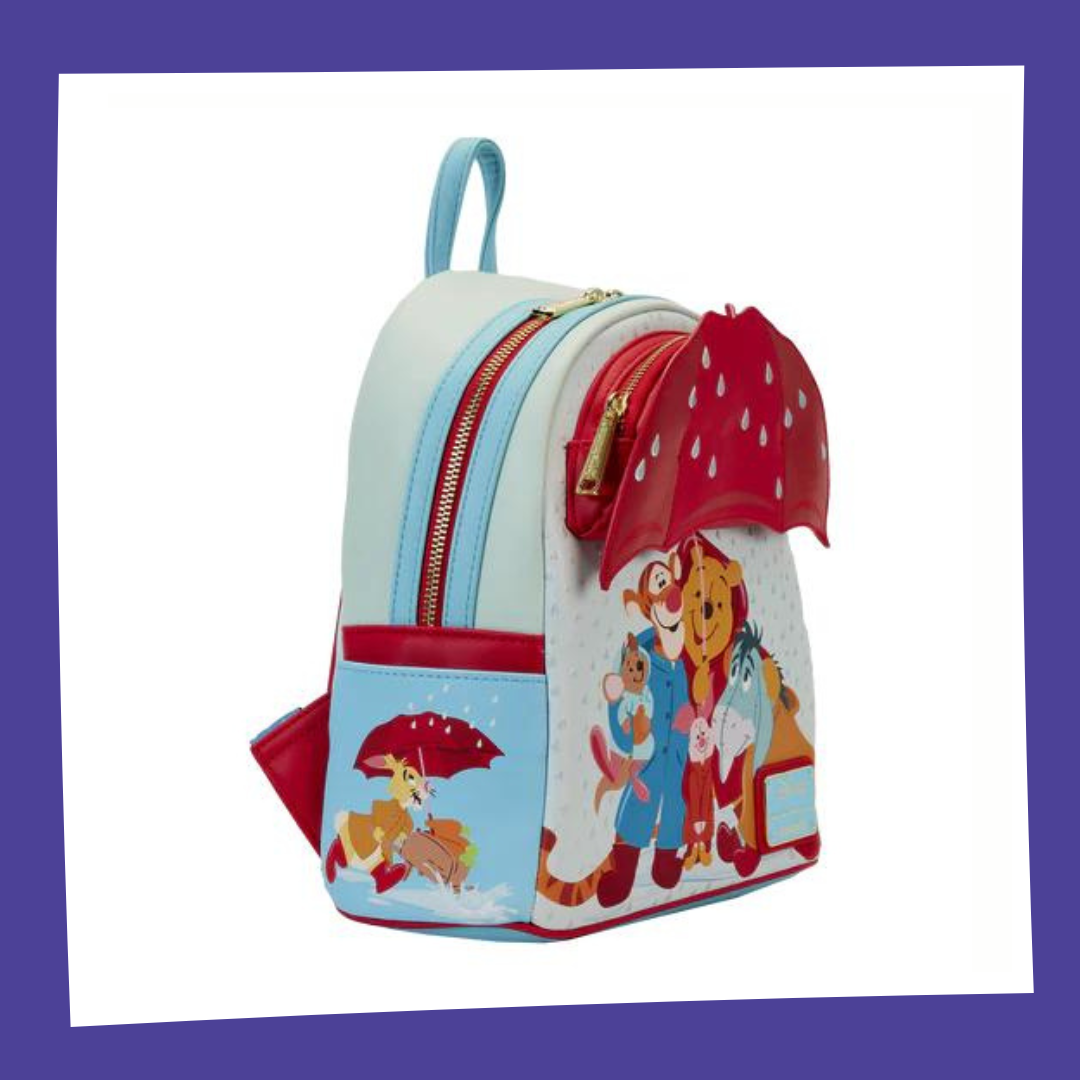 WINNIE L'OURSON - Jour de Pluie - Mini Sac à Dos Loungefly