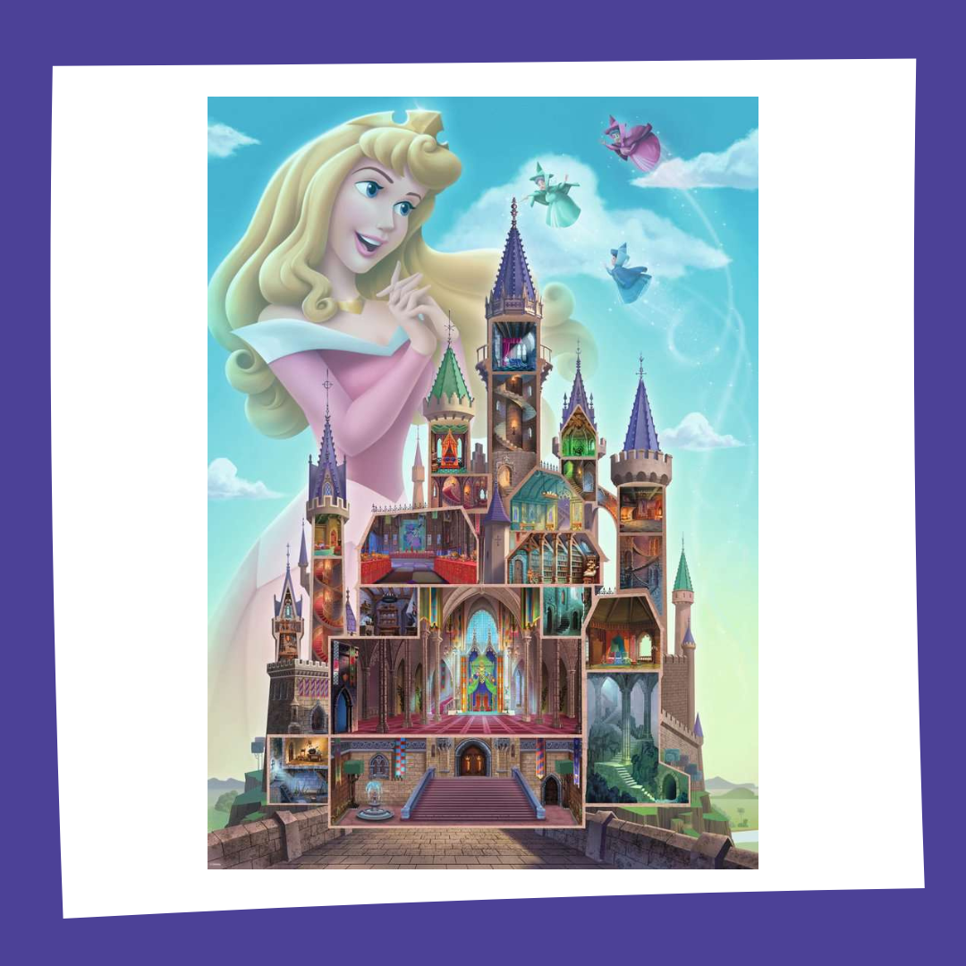 Puzzle 1000P Disney Castle Collection - Aurora - Ravensburger