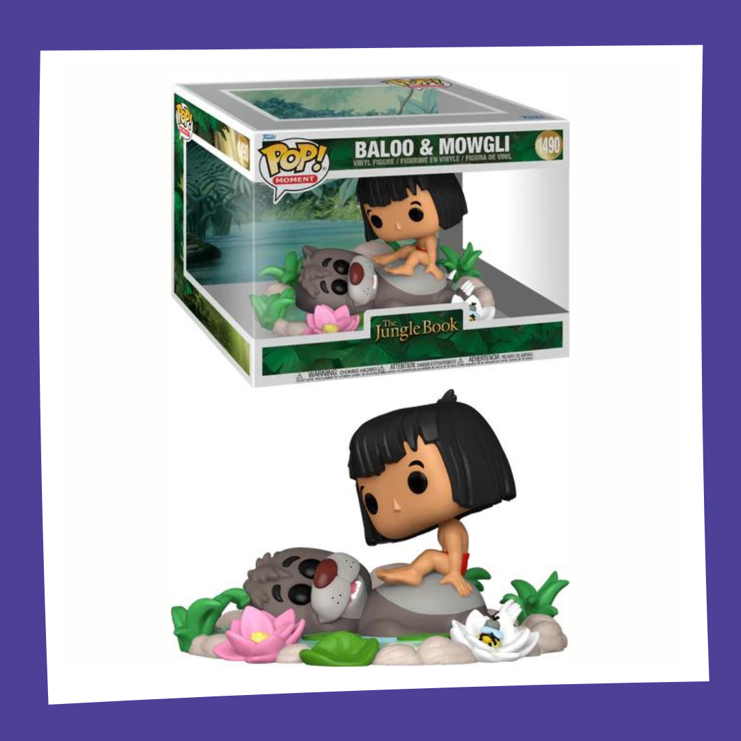 Funko POP! The Jungle Book - Baloo & Mowgli 1490 Movie Moment