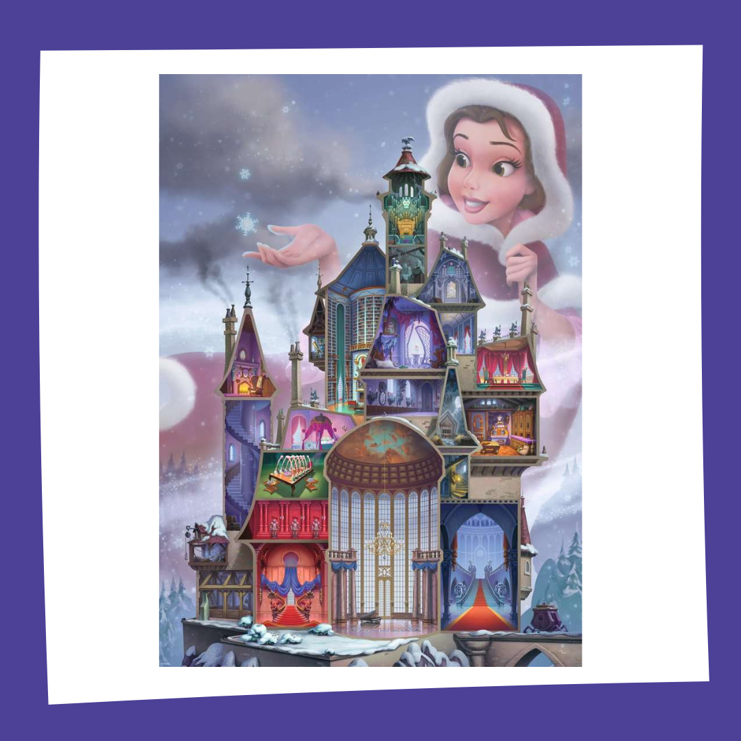 Puzzle 1000P Disney Castle Collection - Belle - Ravensburger