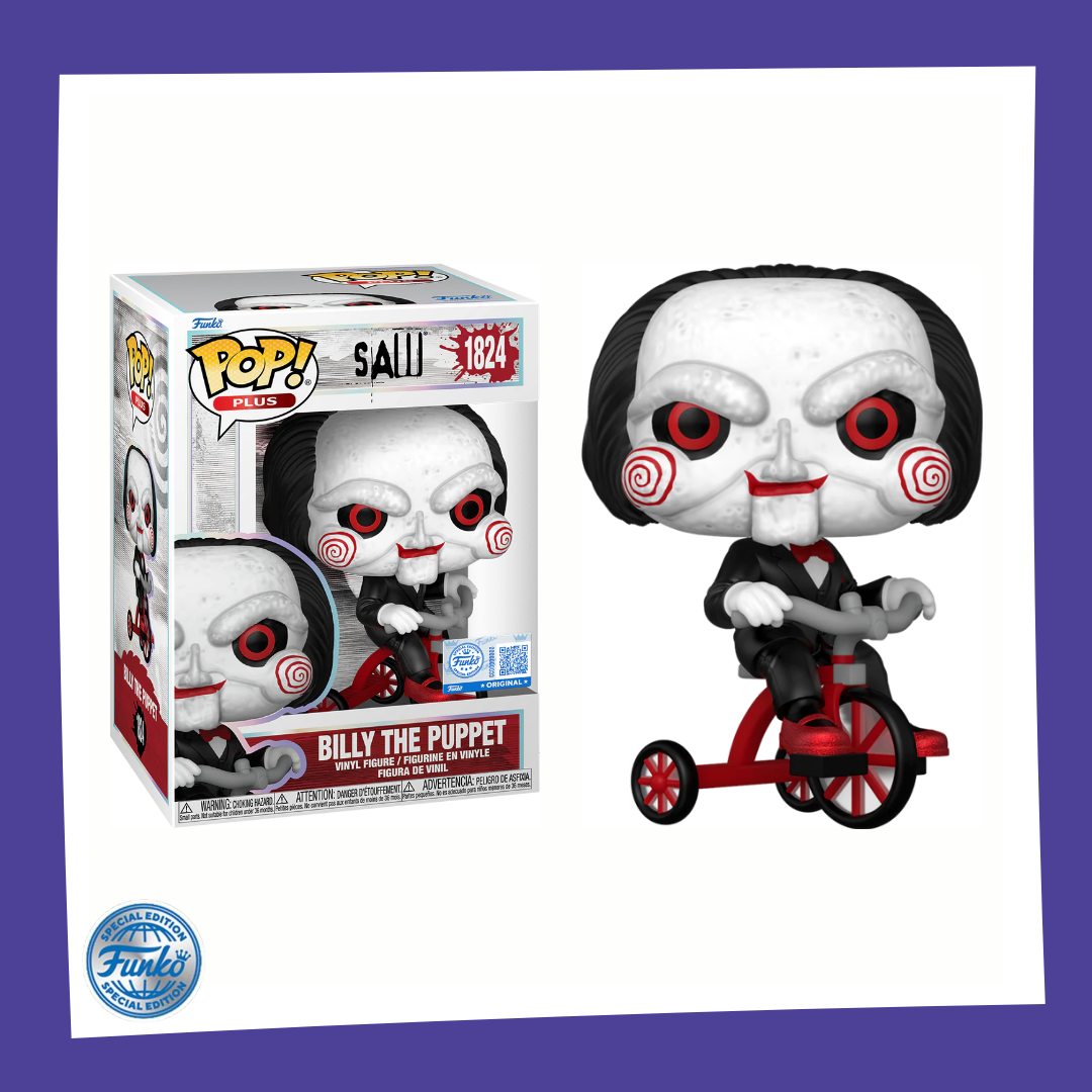 Funko POP! Saw - Billy The Puppet & Tricycle 1824